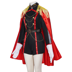 Traje de cosplay estilo <span class=keywords><strong>militar</strong></span> morado y blanco, <span class=keywords><strong>disfraz</strong></span> para escenario - Product Image 2