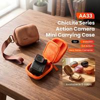 Sac de rangement compact Insta360 pour caméra sportive Action Hero, en EVA léger et tendance, avec double fermeture éclair, protection intégrée