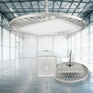 Éclairage UFO Highbay IP65 Étanche 200W en Aluminium pour Extérieur, Entrepôts, Industries Minières et Garages USA FL-UFO- - Product Image 1