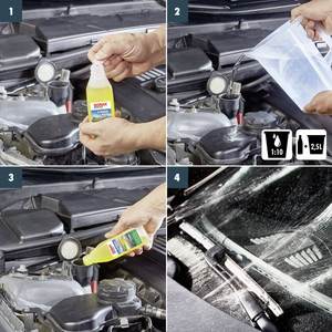 <b>Windscreen</b> <b>Wash</b> Concentrated Citrus Glass Cleaner 250ml Powerful Streak-Free Formula For Windows And Mirrors - Product Image 4