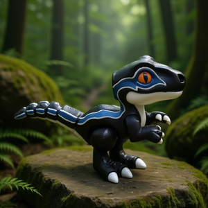 Figurine de Velociraptor en plastique, jouet de dinosaure pour enfants de 7 à 12 ans, modèle d'animal de collection avec détails exquis et texture de haute qualité - Product Image 2