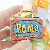 Europe, Italie, Venise, Florence, Rome, Capri, aimants de réfrigérateur en résine 3D, souvenirs touristiques, autocollants, artisanat, décoration