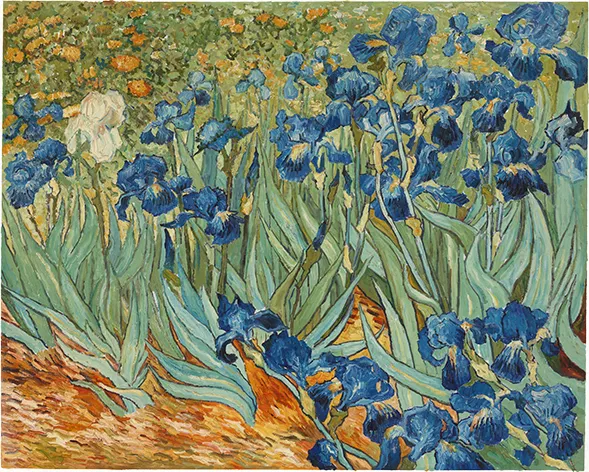 Van Gogh ภาพวาดผ้าใบติดผนัง,ภาพวาดสีน้ำมันผ้าใบแอปริคอทเบ่งบานการทำสำเนาภาพที่มีชื่อเสียง