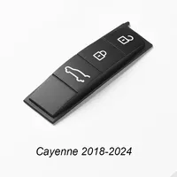 Funda de goma para llave de coche, reemplazo de botón de control remoto para Porsche Panamera Cayenne Macan 911 Taycan 718 Boxster Cayman