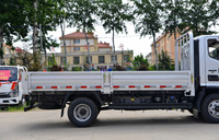 Camion cargo d'occasion Mini camion Foton 5 tonnes 163HP 4x2 LHD Diesel Camion léger à vendre