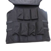 Gilet lesté 30 kg à haute capacité de charge, modèle allemand, en nylon 500D imperméable, réglable, pour fitness, avec boucles Cobra