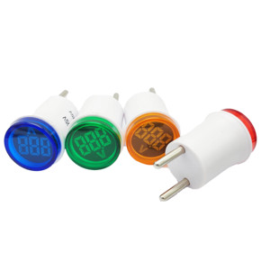 Đèn LED Hiển Thị Hình Vuông Đèn Báo Đồng Hồ Đo Điện Áp Kỹ Thuật Số - Product Image 4