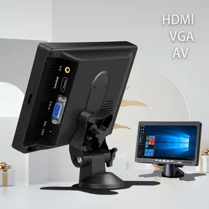 Premium Haute Résolution 7 Pouces Lcd Écran Moniteur avec AV VGA HD-MI USB Entrée