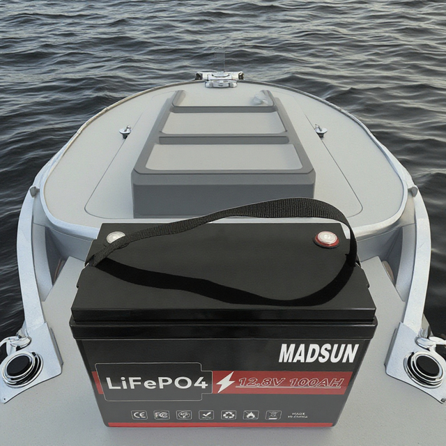Madsun Factory Bateria De Litio 12V 100Ah Lithium Ion Battery 12v 100ah Akku LiFePO4