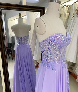 فستان زفاف أنيق جديد لعام 2025 بتصميم زهرة اللافندر من الشيفون للبيع بالجملة، مناسب لوصيفات العروس وحفلات السهرة والنوادي، ملابس نسائية مثيرة - Product Image 4