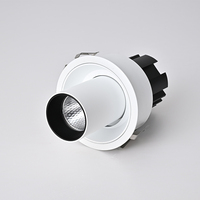 LUMIERA Commercial 25/35W LED Spots encastrés intérieurs à tube long, projecteur de suivi, downlight COB pour maison et bureau, CRI