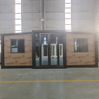 Maison préfabriquée de luxe Evermore à 4 chambres, conteneur sur roues, avec cuisine, salle de bain, bureau, design de ferme, module rapide