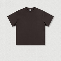T-shirt unisexe en coton 100% 305 g/m², tricoté épais, personnalisable DTG, vente en gros, épaules tombantes, manches courtes, streetwear