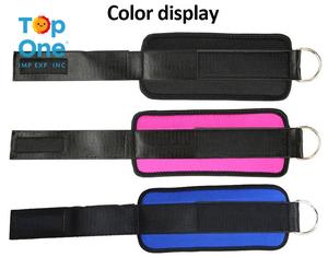 Top One Gym Workouts Attachment Cable Machines D-ring Ankle Cuffs Leg Exercises Sport Padded Ankle Straps - Product Image 4