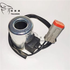 صمام ملف لولبي للقفل الآمن من تالوادا 12 فولت 24 فولت 1019 لـ XE135 XE150 XE215 XE245 XE305 - Product Image 1