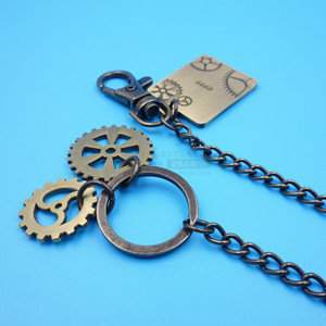 Customized <b>Anime</b> Game Denim Chain <b>Keychain</b> Zinc Alloy Logo Hardware Tag Durable Business Gift - Product Image 3