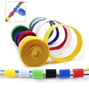 Organizador de Cables Ecológico Reutilizable de Doble Cara con Cierre de Gancho y Bucle Resistente al Calor para Gestión de Cables de Doble Fila - Product Image 4