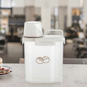 Hot bán 2L nhựa gạo hộp <span class=keywords><strong>2kg</strong></span> với iclined Spout Gạo Hạt lưu trữ hộp thực phẩm <span class=keywords><strong>container</strong></span> - Product Image 2