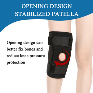 <span class=keywords><strong>Rodillera</strong></span> Ortopédica de Neopreno Suave con Compresión Ajustable, Soporte Abierto para Inmovilización de Rodilla y Banda de Fijación <span class=keywords><strong>Rotuliana</strong></span> - Product Image 3