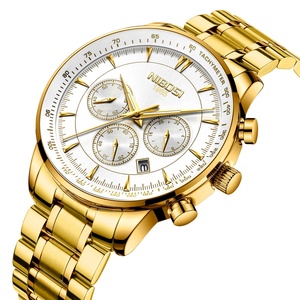 Spedizione Gratuita NIBOSI 2351 <span class=keywords><strong>Orologio</strong></span> da Uomo di Lusso con Vetro Curvo, <span class=keywords><strong>Orologio</strong></span> Sportivo da Polso in Acciaio Inossidabile - Product Image 2