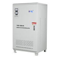 Régulateur de tension automatique (AVR) monophasé WF.EL TND-50KVA AC en cuivre, servomoteur SVC 50/60Hz