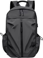 Sac à dos décontracté en nylon imperméable avec fermeture éclair et port USB, personnalisable avec logo, pour unisexe – Vente chaude en gros