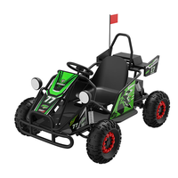 Go Kart Eléctrico Tipo Dune Buggy con Transmisión por Cadena, 500W de Potencia y Velocidad Máxima de 40km/h para Niños, Carreras al Aire Libre