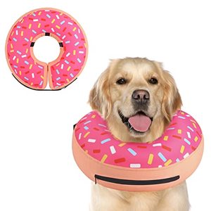 Collar de recuperación para perros con diseño de donut, con almohada suave para el cuello, alternativa al collar de <span class=keywords><strong>vergüenza</strong></span>, para la cicatrización de heridas postoperatorias, venta al por mayor - Product Image 1