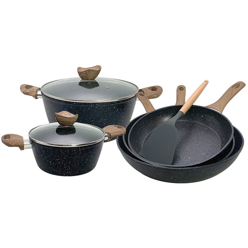 Non Stick Cookware Set Aluminum Induction Cooking Pots and Pans Non-stick Cookware High Quality Kitchenware Set · image 1