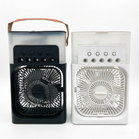 Mini ventilateur portable avec brumisateur et réservoir d'eau, refroidisseur d'air de bureau, mini ventilateur rechargeable par USB