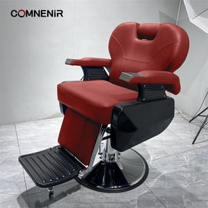 Toptan lüks berber koltuğu kuaför baş aşağı yerleştirilebilir saç sandalye kesme yüksek dereceli sandalye yükseltilmiş ve alçaltılmış olabilir - Product Image 1