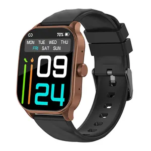 Nouvelle montre intelligente avec écran AMOLED 3D de 1.96 pouces appel BT smartwatch exercice de santé d'oxygène sanguin personnalisation SKD