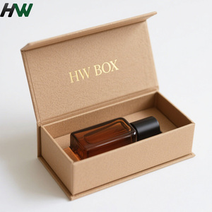 Boîte rigide en carton de luxe avec fermeture magnétique, logo personnalisé en estampage à chaud, laminage mat, gaufrage, boîte cadeau pour parfum - Product Image 1