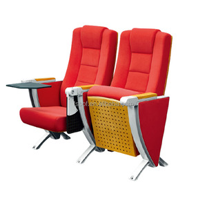 Silla de entrenamiento para sala de conferencias con mesa de escritura, sillas de teatro, silla de cine, asientos de auditorio, muebles modernos - Product Image 3