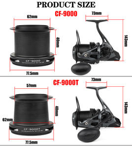 Ruota per lenza da pesca alla carpa 9 + 1 ruota da pesca in mare con ruota in lega di metallo pressofuso a distanza 9000 - Product Image 4