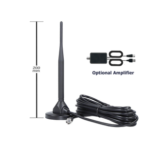 <span class=keywords><strong>Antena</strong></span> Magnética para TV Digital DVB-T ASTC, <span class=keywords><strong>4K</strong></span> 1080P <span class=keywords><strong>HDTV</strong></span>, con <span class=keywords><strong>Cable</strong></span> de 5m para <span class=keywords><strong>Canales</strong></span> Locales Gratuitos de Largo Alcance - Product Image 4