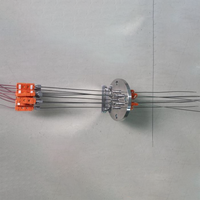 Sonde blindée de type K avec raccord à bride pour dispositif de mesure de température multipoint à 9 points TZ5