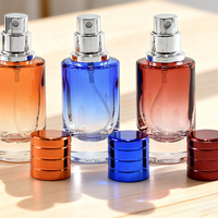 Emballages cosmétiques vides de haute qualité avec logo personnalisé en sérigraphie mate, flacons de parfum en verre de 30 ml, 50 ml, 100 ml, avec bouchons