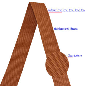 Sangle de sac personnalisée ruban de coton coloré 25mm 38mm sangle en coton sangle à motifs pour sac à main sangle vêtements - Product Image 2