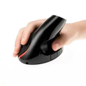 Grosir Pabrik Grosir Kustom 1600 DPI 5 Tombol Kabel Optik Komputer Ergonomis Vertikal Mouse untuk Laptop