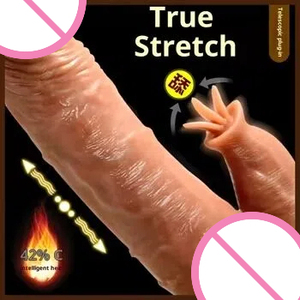 Vente en gros de vibromasseur réaliste en silicone avec contrôle de température intelligent, té<span class=keywords><strong>l</strong></span>écommande par application, chauffage, jouet sexuel <span class=keywords><strong>pour</strong></span> femmes, certifié CE - Product Image 4