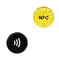 Бесплатный образец 14443A 13,56 mhz Nfc тег перезаписываемая клейкая наклейка RFID N tag213 /215/216 Rfid Nfc этикетка наклейка