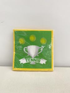 Assiettes en papier jetables DAMAI, assiettes en papier sur le thème du sport, assiettes en papier sur le thème du tennis - Product Image 5