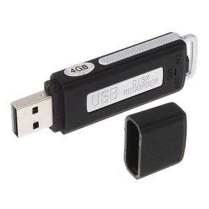 Personalizado digital <span class=keywords><strong>Mini</strong></span> grabador de voz grabadora de audio con flash drive 8gb usb flash usb negro - Product Image 1