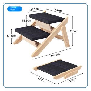 <span class=keywords><strong>Escalier</strong></span> pour animaux de compagnie le plus vendu, en <span class=keywords><strong>bois</strong></span> massif, avec une forte capacité de charge, <span class=keywords><strong>rampe</strong></span> pliable en <span class=keywords><strong>bois</strong></span> durable pour chien, <span class=keywords><strong>escalier</strong></span> pour animaux de compagnie - Product Image 3
