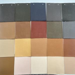 Muestras gratis Material de cuero sintético de tela de cuero PU falso para hacer forro de zapatos - Product Image 2