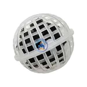 Matériau différent MBBR Media Bio Filter Bio Ball pour le traitement des eaux usées