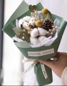 Bouquet di <span class=keywords><strong>Rose</strong></span> Stabilizzate Fiori Naturali Veri Fiori di Gypsophila Essiccati per <span class=keywords><strong>Decorazioni</strong></span> Natalizie - Product Image 6