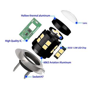 Nouveaux phares antibrouillard LED projecteurs haute puissance 550 lm 5W SMD H11 H7 H16 P5W 9005 9006 880 CST - Product Image 2