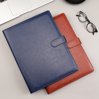 Prix d'usine en gros, dossiers de conférence, logo personnalisé en relief, dossier de classement, porte-documents en cuir PU A4